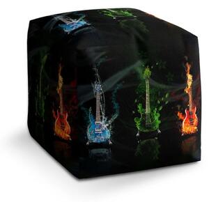 Sablio Taburet Cube Kytary - 40x40x40 cm