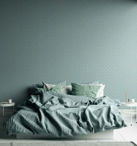 A.S. Création | Vliesová tapeta na zeď Retro Chic 39537-4 | 0,53 x 8,5 m | modrá, tyrkysová, zelená, krémová, vícebarevná