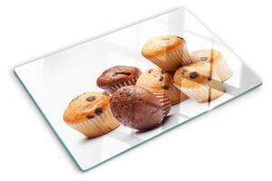 Skleněná deska do kuchyně Čokoládové a vanilkové muffiny ddk-nr-wm-00006961