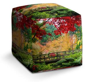Sablio Taburet Cube Most v parku - 40x40x40 cm