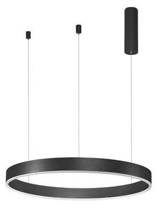 Nova Luce Závěsné LED svítidlo MOTIF, ø 60cm, 40W 3000K stmívatelné Barva: Černá