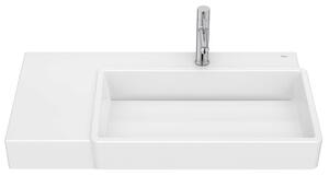 Roca Tura umyvadlo 80x43 cm obdélníkový klasický-na pult bílá lesk A327696000