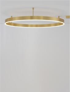 Nova Luce Stropní LED svítidlo MOTIF, ø 100cm, 55W 3000K stmívatelné Barva: Mosaz