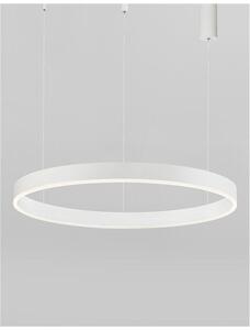 Nova Luce Závěsné LED svítidlo MOTIF, ø 100cm, 55W 3000K stmívatelné Barva: Bílá
