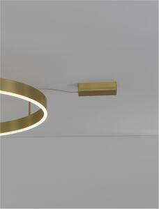 Nova Luce Stropní LED svítidlo MOTIF, ø 80cm, 48W 3000K stmívatelné Barva: Mosaz