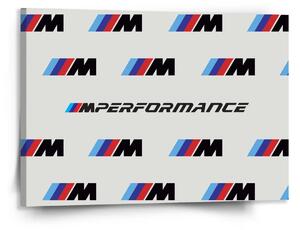 Sablio Obraz MPERFORMANCE bílý vzor - 150x110 cm