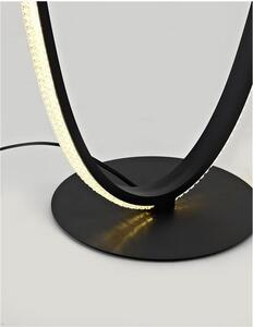 Nova Luce Stojací LED lampa NAGER černý hliník a akryl 35W 3000K