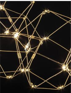 Nova Luce Závěsné LED svítidlo NEBULA zlatý kov 67.2W 3000K