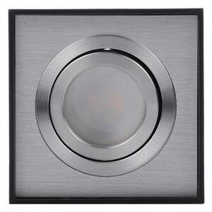 AZZ AZ0930 Stropní bodové přisazené svítidlo Azzardo Eloy 1 black/aluminium AZ0930 GU10 1x50W IP20 9,5cm hranaté černo-hliníkové - AZZARDO