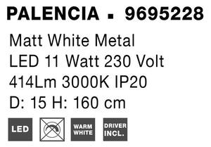 Nova Luce Závěsné LED svítidlo PALENCIA, 11W 3000K Barva: Zlatá