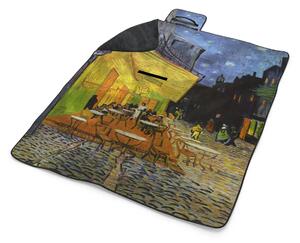 Sablio Plážová deka Terasa kavárny v noci - Vincent van Gogh: 200x140 cm