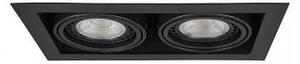 AZZ AZ2875 Stropní zápustné bodové svítidlo Azzardo Nova 2 black/black AZ2875 GU10+ADAP111/ES111 2x40/2x50W IP20 34,5cm černé - AZZARDO