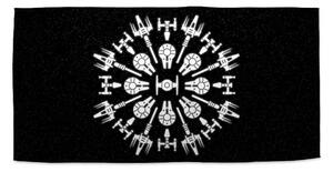 Sablio Ručník Star Wars Vesmírné lodě - 50x100 cm
