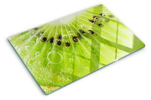 Krájecí prkénko skleněné Kiwi s kapkami vody ddk-nr-wm-00006975