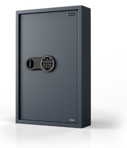 Skříňka na klíče elektronická s vhozem a kódovým zámkem, na 133 klíčů, 430x665x130 mm: BRUCE