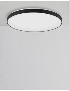 Nova Luce Stropní LED svítidlo PERTINO, 48W 3000K stmívatelné Barva: Černá