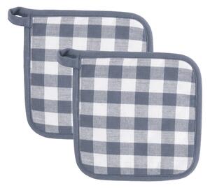 Bavlněné chňapky v sadě 2 ks Gingham – Tiseco Home Studio