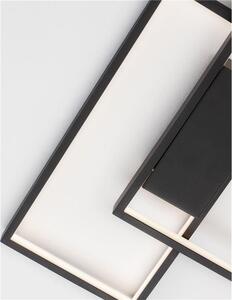 Nova Luce Stropní LED svítidlo PORTO, 30W 3000K stmívatelné Barva: Černá