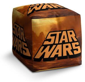 Sablio Taburet Cube Star Wars Lávová planeta - 40x40x40 cm