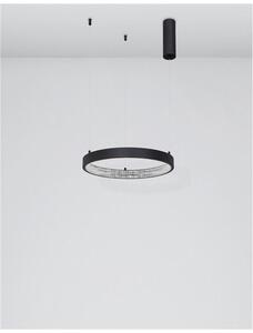 Nova Luce Závěsné LED svítidlo PRESTON, 25W 3000K stmívatelné Barva: Černá