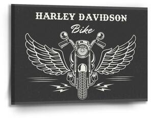Sablio Obraz Harley-Davidson S křídly - 90x60 cm
