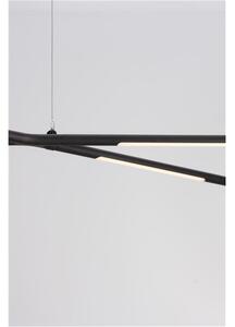 Nova Luce Závěsné LED svítidlo RACCIO, 27W 3000K stmívatelné Barva: Černá