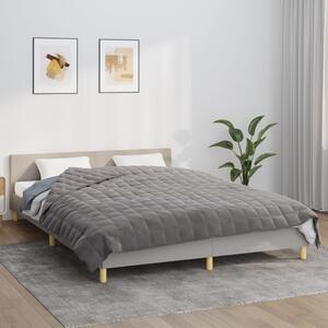 Zátěžová deka šedá 200 x 220 cm 9 kg textil 3154839