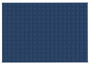Zátěžová deka modrá 137 x 200 cm 6 kg textil