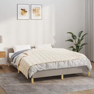 Zátěžová deka světle krémová 122 x 183 cm 5 kg textil 3154865