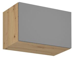 Závěsná kuchyňská skříňka LANGEN G60KN Dub artisan/béžová