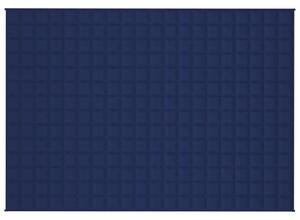 Zátěžová deka modrá 137 x 200 cm 6 kg textil