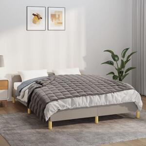 Zátěžová deka šedá 122 x 183 cm 5 kg textil 3154829