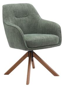 Zelená čalouněná jídelní křesla v sadě 2 ks Avola – Unique Furniture