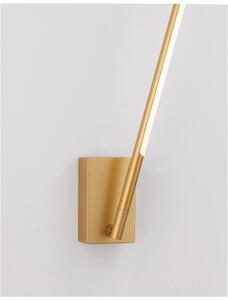 Nova Luce Nástěnné LED svítidlo RACCIO, 4.6W 3000K Barva: Zlatá
