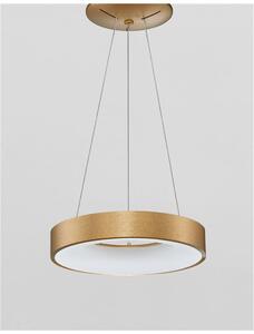 Nova Luce Závěsné LED svítidlo RANDO THIN, 30W 3000K stmívatelné Barva: Zlatá