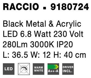 Nova Luce Stolní LED lampa RACCIO, 6.8W 3000K Barva: Zlatá