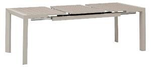 Hliníkový stůl VANCOUVER 142/202x90 cm (ivory)