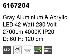Nova Luce Závěsné LED svítidlo RANDO, 42W 3000K Barva: Bílá