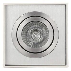 AZZ AZ0872 Stropní bodové přisazené svítidlo Azzardo Eloy 1 white/aluminium AZ0872 GU10 1x50W IP20 9,5cm hranaté bílo-hliníkové - AZZARDO
