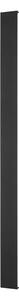 Nova Luce Nástěnné LED svítidlo SELINE, 44W 3000K IP44 Barva: Černá