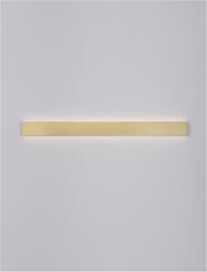Nova Luce Nástěnné LED svítidlo SELINE, 36W 3000K IP44 Barva: Zlatá