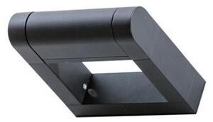 AZZ AZ2132 LED Venkovní nástěnné svítidlo Azzardo Frame wall dark grey AZ2132 8W 800lm 3000K IP54 18,5cm tmavě šedé - AZZARDO
