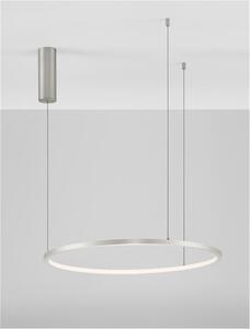 Nova Luce Závěsné LED svítidlo TARQUIN, 36W 3000K stmívatelné Barva: Stříbrná