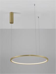 Nova Luce Závěsné LED svítidlo TARQUIN, 36W 3000K stmívatelné Barva: Zlatá