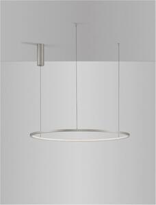 Nova Luce Závěsné LED svítidlo TARQUIN, 48W 3000K stmívatelné Barva: Stříbrná