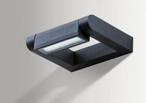 AZZ AZ2132 LED Venkovní nástěnné svítidlo Azzardo Frame wall dark grey AZ2132 8W 800lm 3000K IP54 18,5cm tmavě šedé - AZZARDO