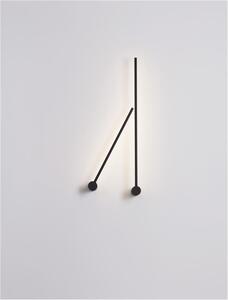 Nova Luce Nástěnné LED svítidlo SYNTHESI, 25W 3000K Barva: Černá