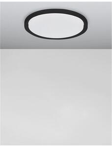Nova Luce Stropní LED svítidlo TROY, 40W 3000K stmívatelné Barva: Černá