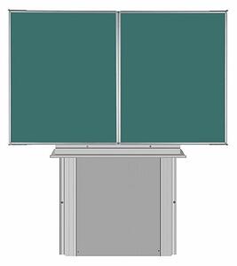 Sestava magnetické tabule TR K II. 200 x 120 cm - TR K 200/120 ZBBBZ + SZAL