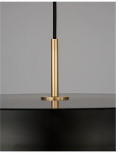 Nova Luce Závěsné LED svítidlo VETRO, 41W 3000K Barva: Černá